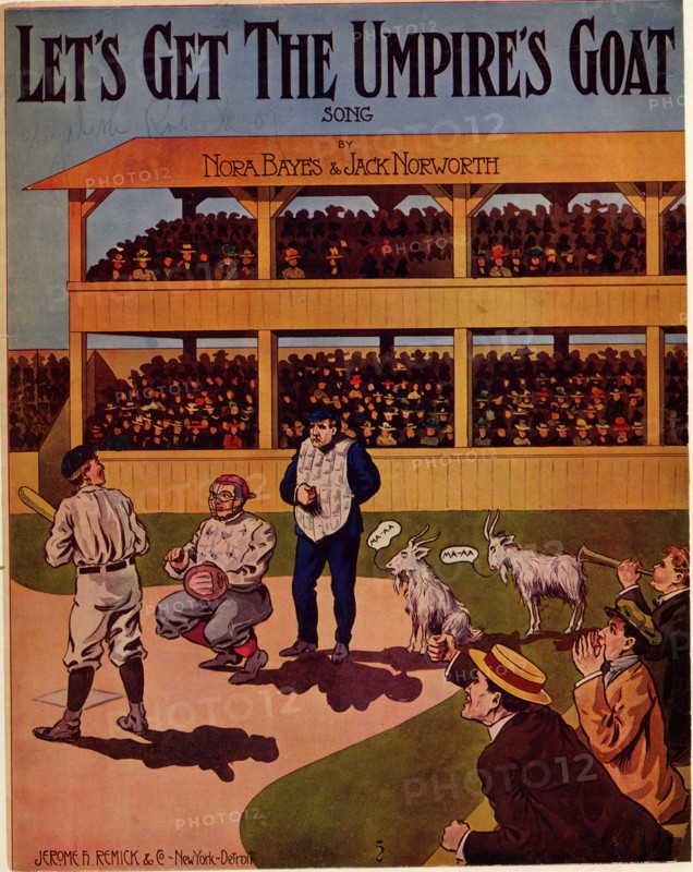 Let's get the Umpire's Goat