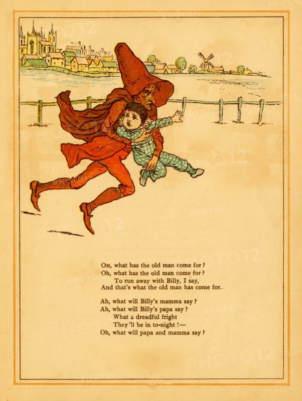 Thief runs away with Child 1875