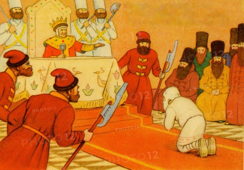 Bowing before the Russian Tsar
