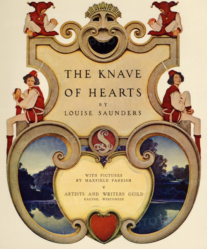 Knave of Hearts - frontispiece with jesters 1925