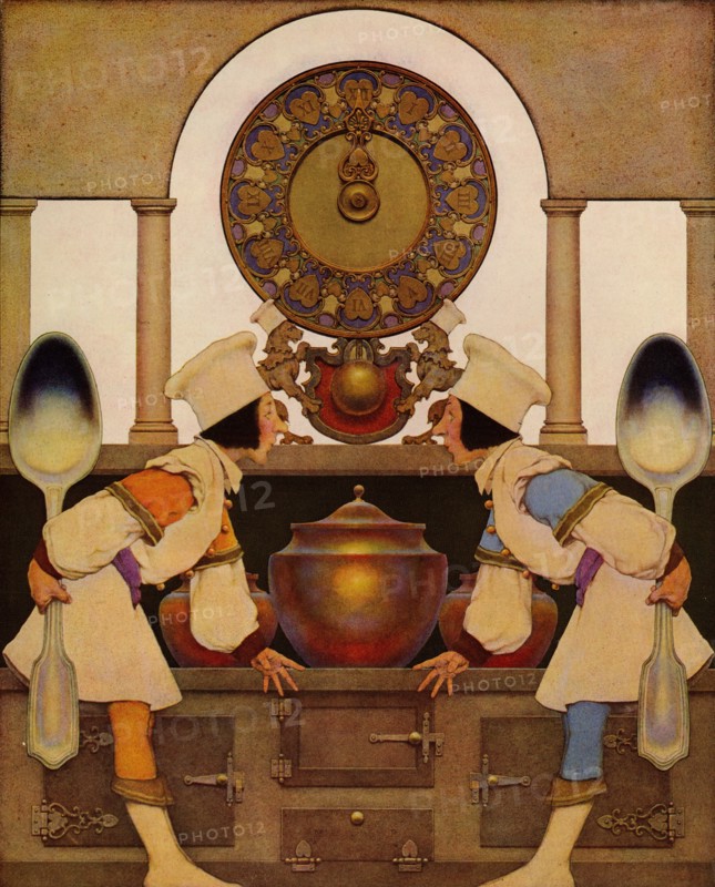 Knave of Hearts - Chefs watching over the Pot 1925