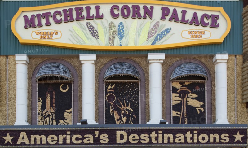 Corn Palace, Mitchell, South Dakota; Mural 2006