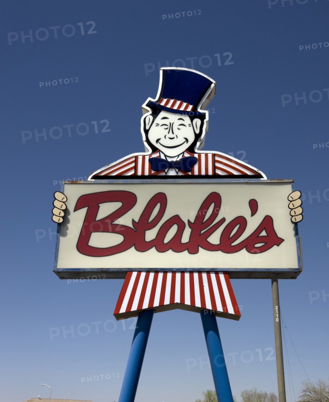 Blake's Lotaburger sign, New Mexico 2006