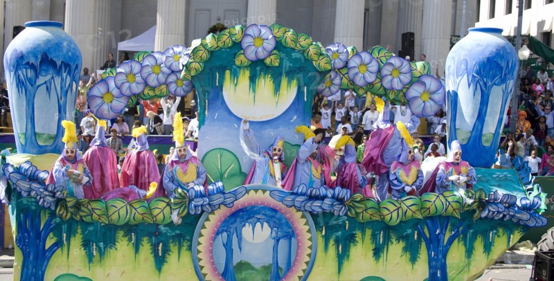 Mardi Gras Parade, New Orleans, Louisiana, a few months after Hurricane Katrina 2006
