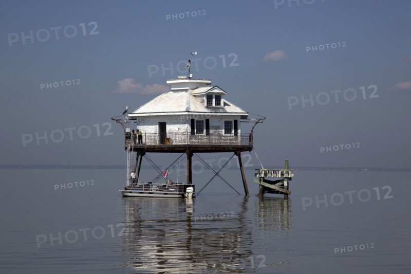 Middle Bay or Mobile Bay Lighthouse, Mobile Bay, Alabama 2010