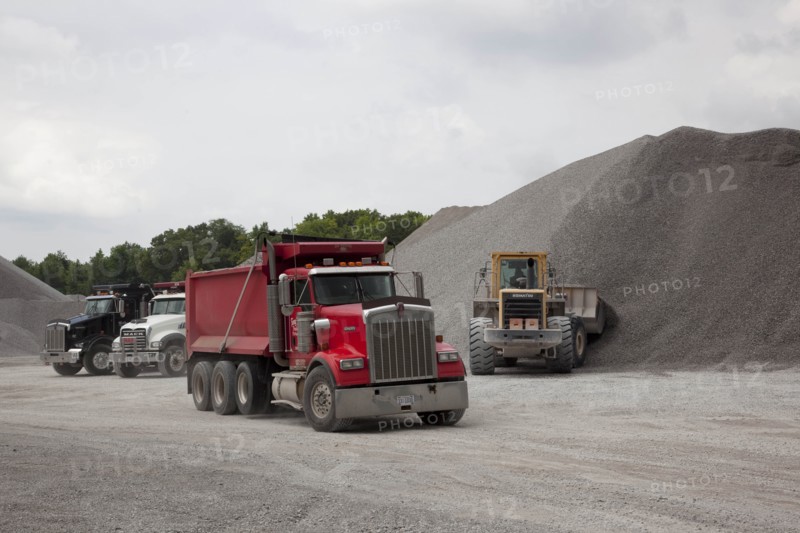 Vulcan Materials Company limestone quarry truck 2010