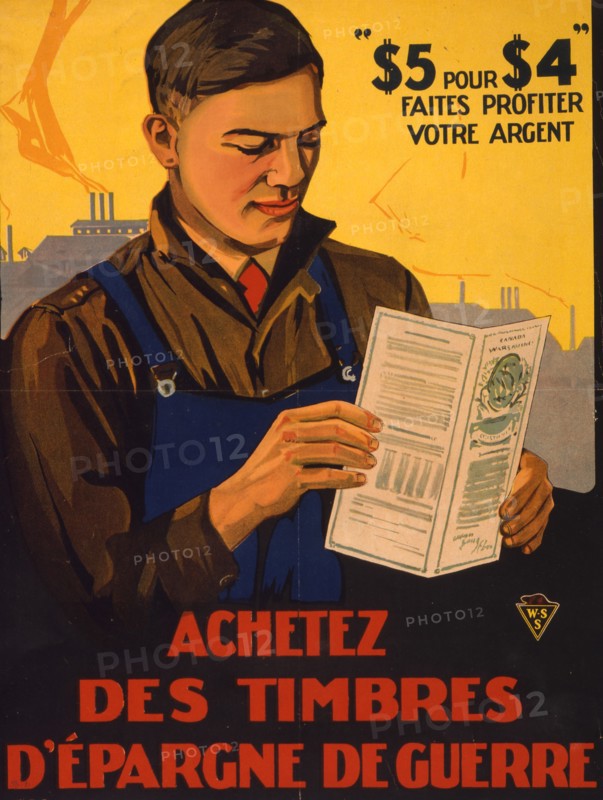 Achetez des timbres d'épargne de guerre  1915