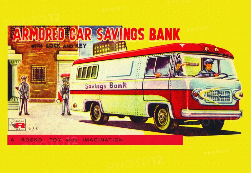 Armored Car Savings Bank 1950