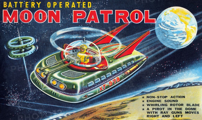 Battery Operated Moon Patrol XT-978 1950