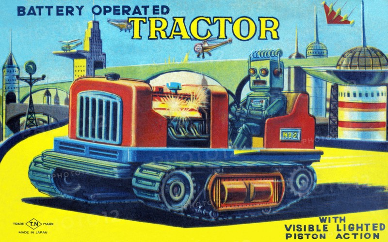 Battery Operated Tractor 1950