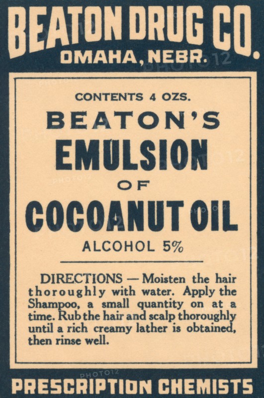 Beaton's Emulsion of Cocoanut Oil 1920