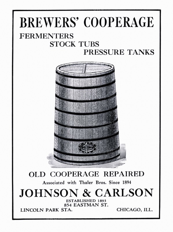 Brewers' Cooperage 1933