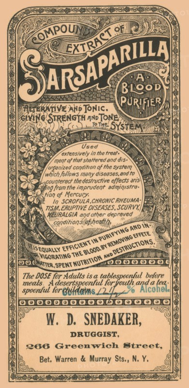 Compound of Sarsaparilla