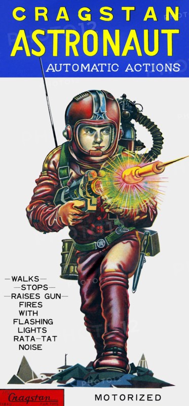 Cragstan Astronaut Automatic Actions 1950