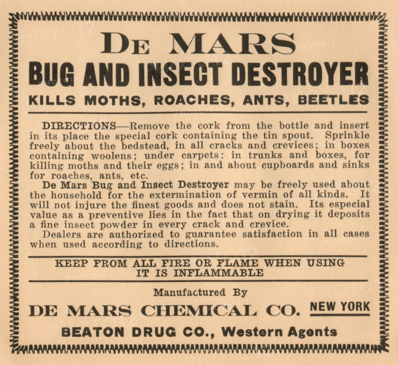 Dr. Mars Bug and Insect Destroyer 1920