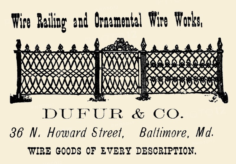 Dufur & Co Wire Railing and Ornamental Wire Works