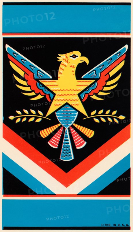 Eagle Broom Label