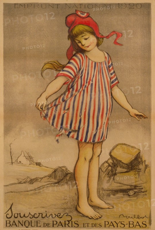 Emprunt National 1920. Souscrivez. Banque de Paris et des Pays-Bas  1920