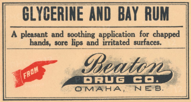 Glycerine and Bay Rum 1920