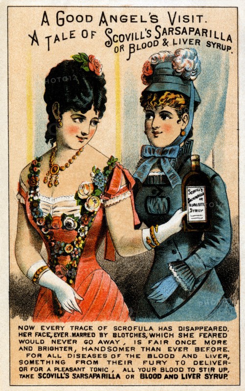 Good Angel's Visit - A Tale of Scovil's Sarsaralilla 1890