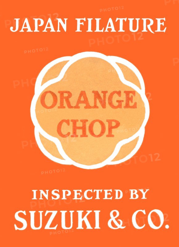 Japan Filature, Orange Chop, Suzuki & Co. 1891