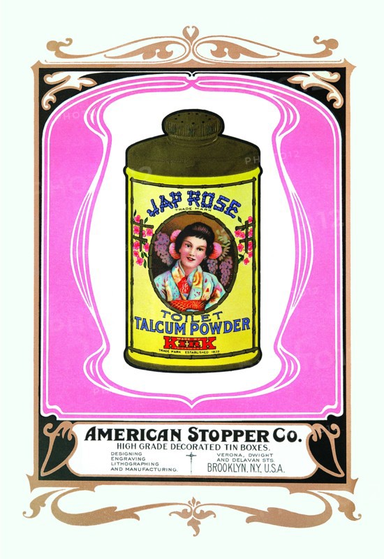 Japanese Rose Talcum Powder 1900