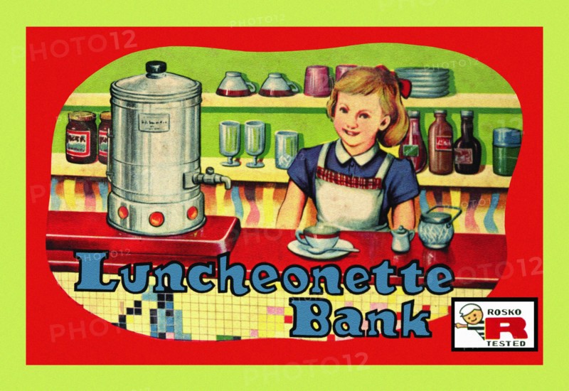 Luncheonette Bank 1950