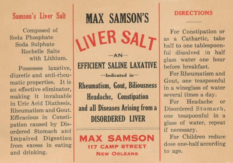 Max Samson's Liver Salt