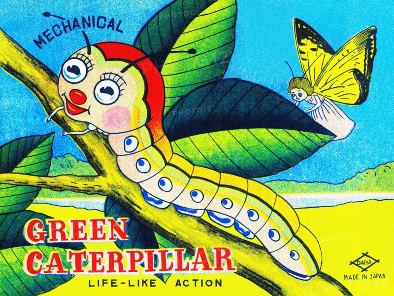 Mechanical Green Caterpillar 1950