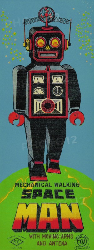 Mechanical Walking Spaceman 1950