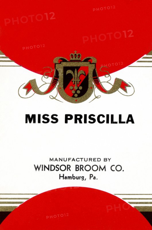 Miss Priscilla Broom Label