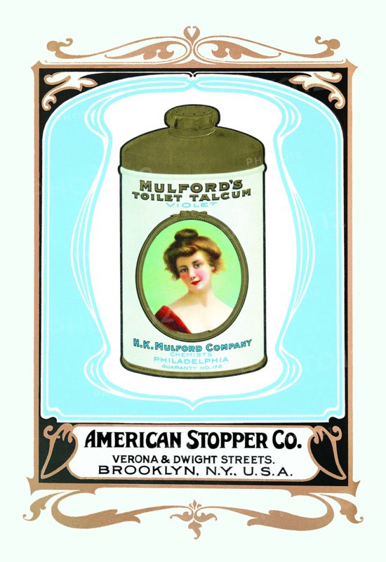 Mulford's Toilet Talcum 1900