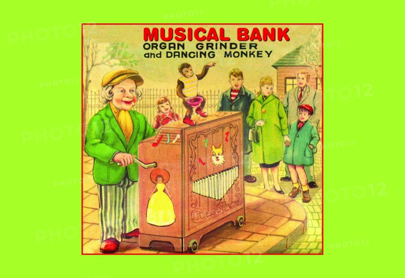 Organ Grinder Musical Bank 1950