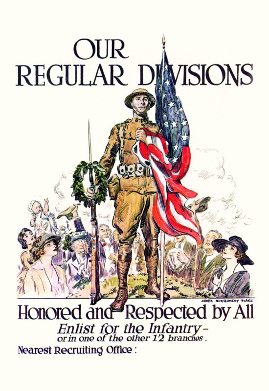 Our Regular Divisions - Enlist for the Infantry