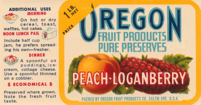 Peach - Loganberry Preserves