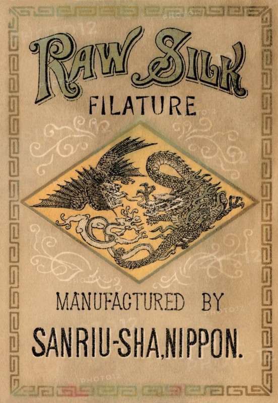 Raw Silk Filature by SanRiu-Sha, Nippon 1891