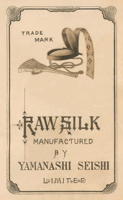 Raw Silk Manufactured by Yamanashi Seishi Limited 1891