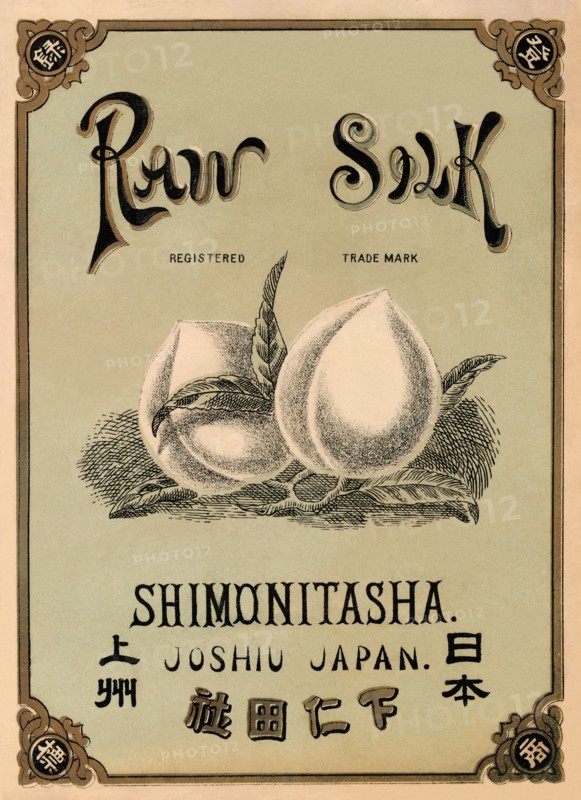 Raw Silk Shimonitasha.Joshiu, Japan 1891