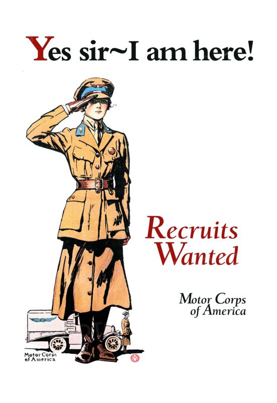 Recruits Wanted: Motor Corps of America
