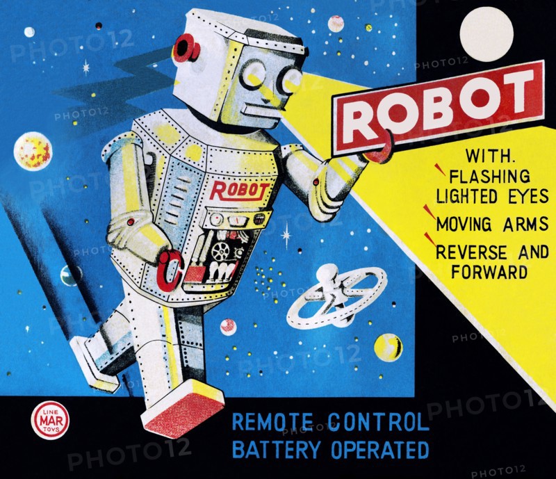 Robot with Flashing Lighted Eyes 1950