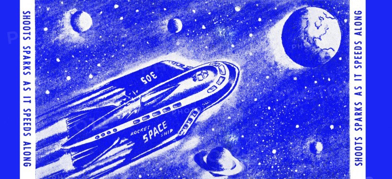 Rocket Space Ship 305 1950
