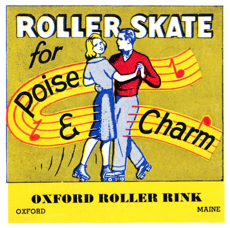 Roller Skate - Poise & Charm 1950