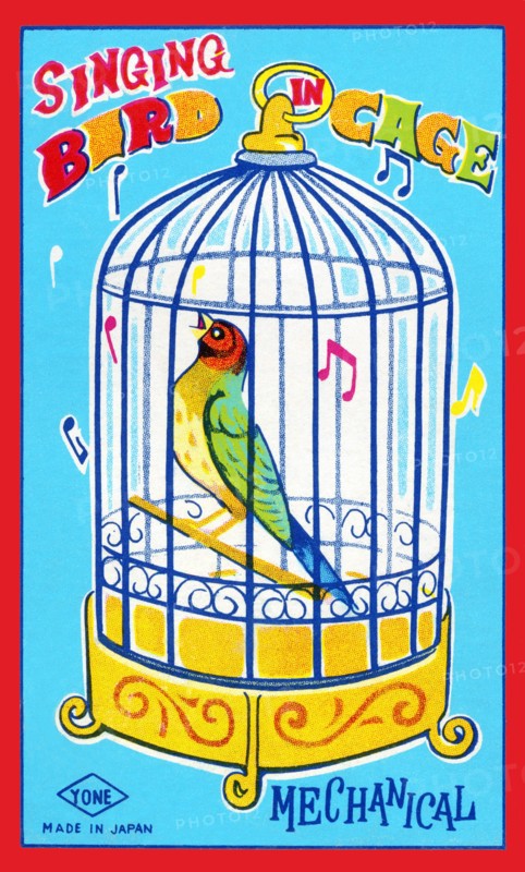 Singing Bird in Cage 1950