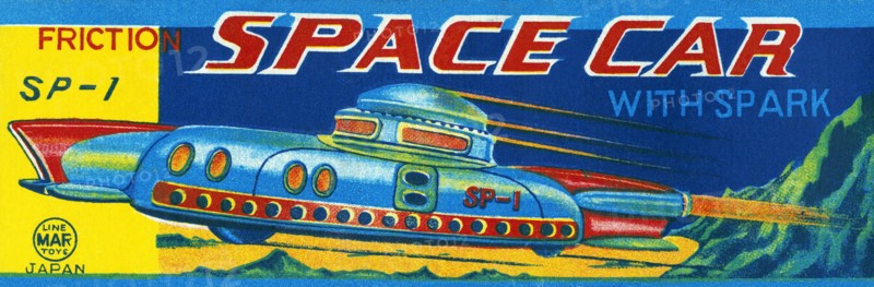 SP-1 Friction Space Car 1950