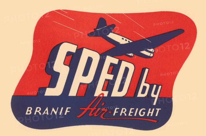 Sped by Branif Air Freight