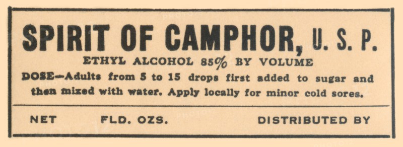 Spirit of Camphor 1920