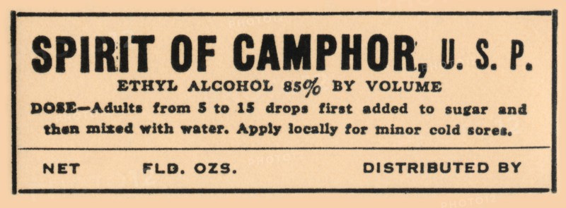 Spirit of Camphor 1920