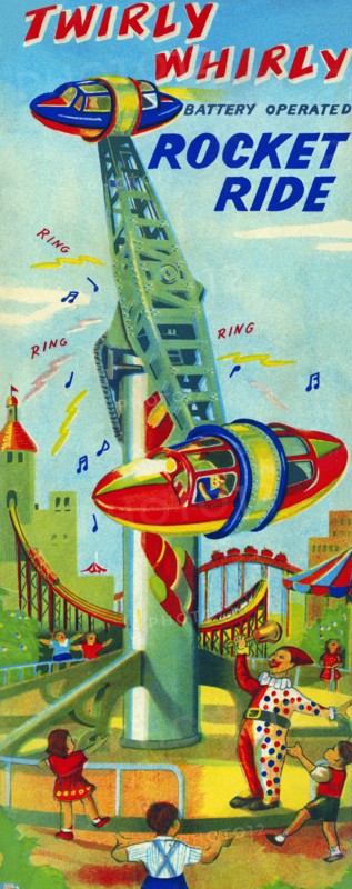 Twirly Whirly Rocket Ride 1950