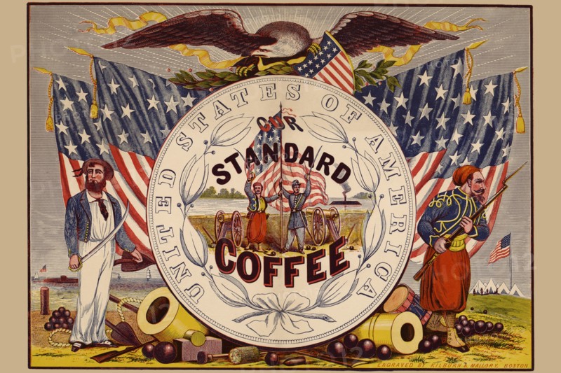 United States of America, our standard coffee 1862