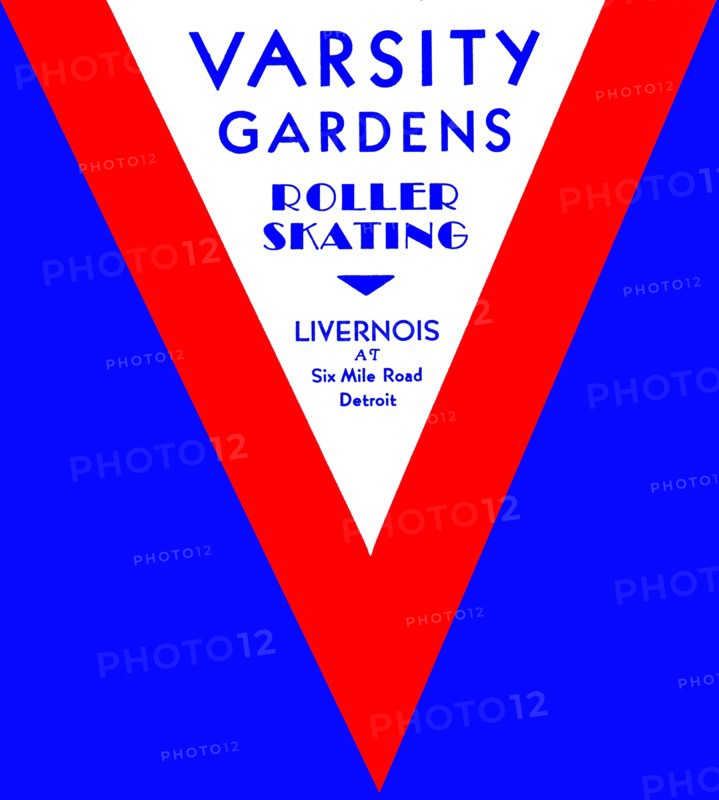 Varsity Gardens Roller Skating 1950